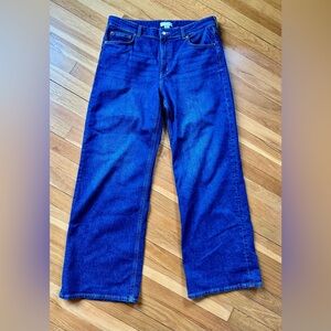 H&M Harper High Rise Denim Wide Leg Size 14